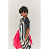 Black Striped UV Sun Protection T-Shirt