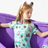 Gabby's Dollhouse: Cat Francisco Bamboo Girls' Short Sleeve Dress