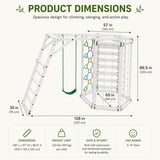Hawthorn XL – White | Octagon Outdoor Jungle Gym