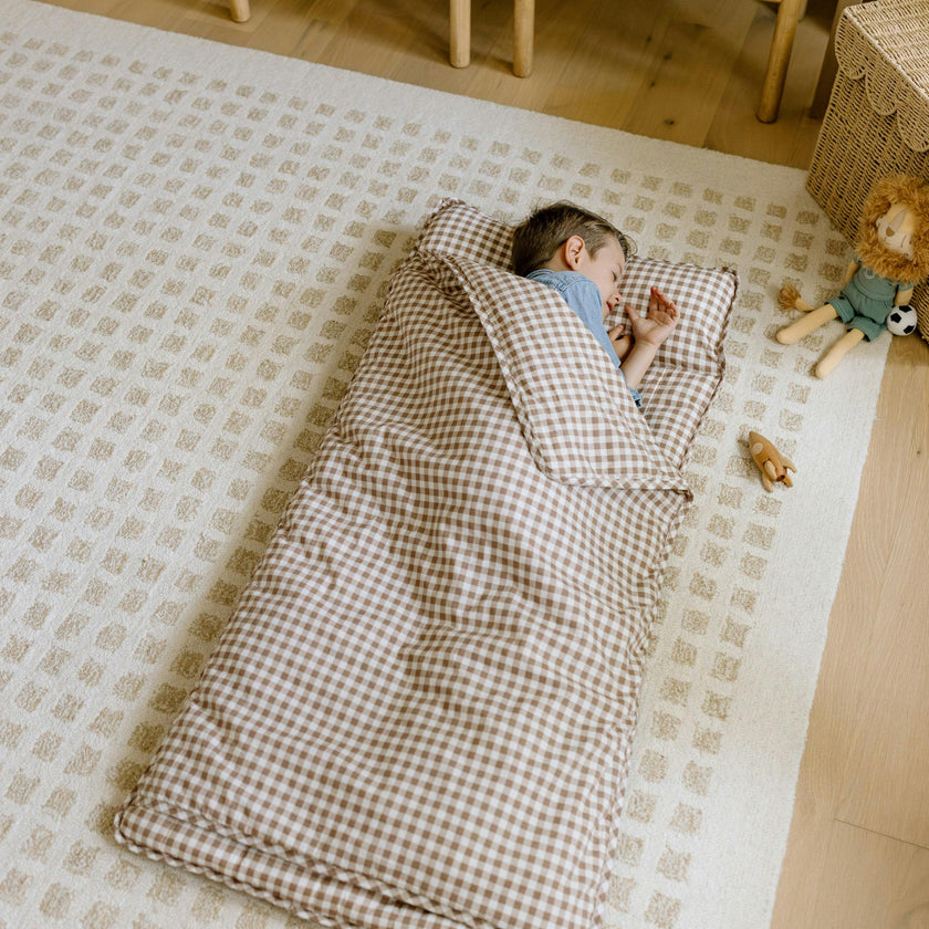 Organic Toddler Nap Roll-N-Rest Mat Set