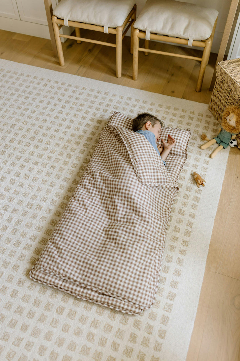 Organic Toddler Nap Roll-N-Rest Mat Set