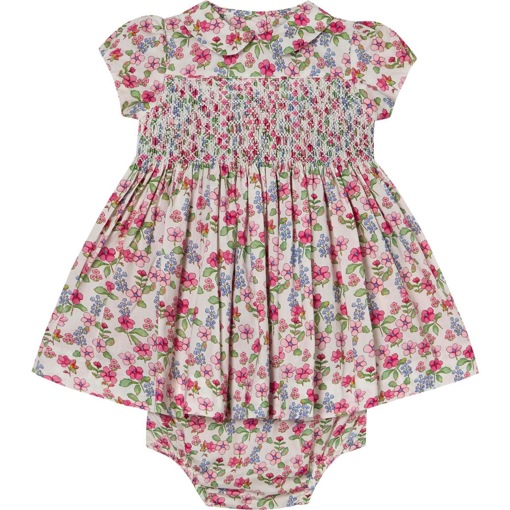 Hand-Smocked Baby Dress - Hillary