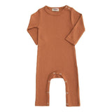 Orange Terracotta LS Modal Romper