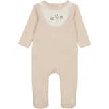 Embroidered Bib Footie and Beanie Set