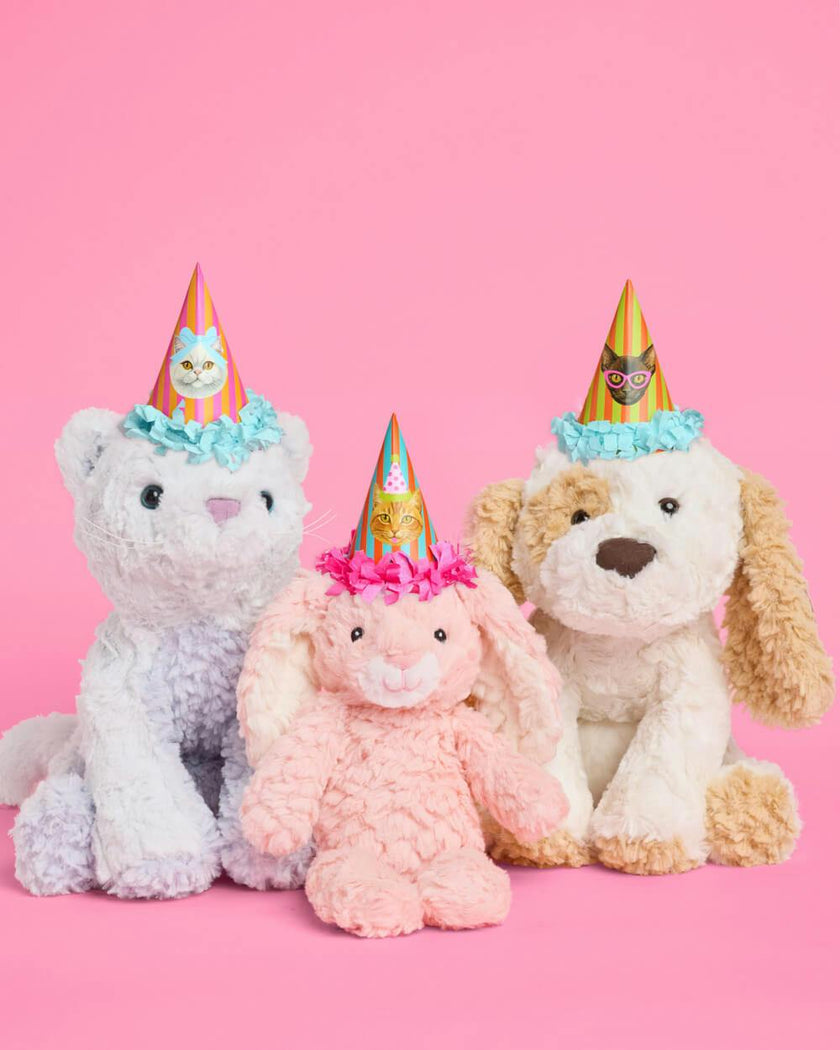 Cat Mini Party Hats - 10 paper hats