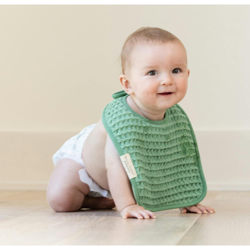 Reversible Bib + Burp Set Sea Foam