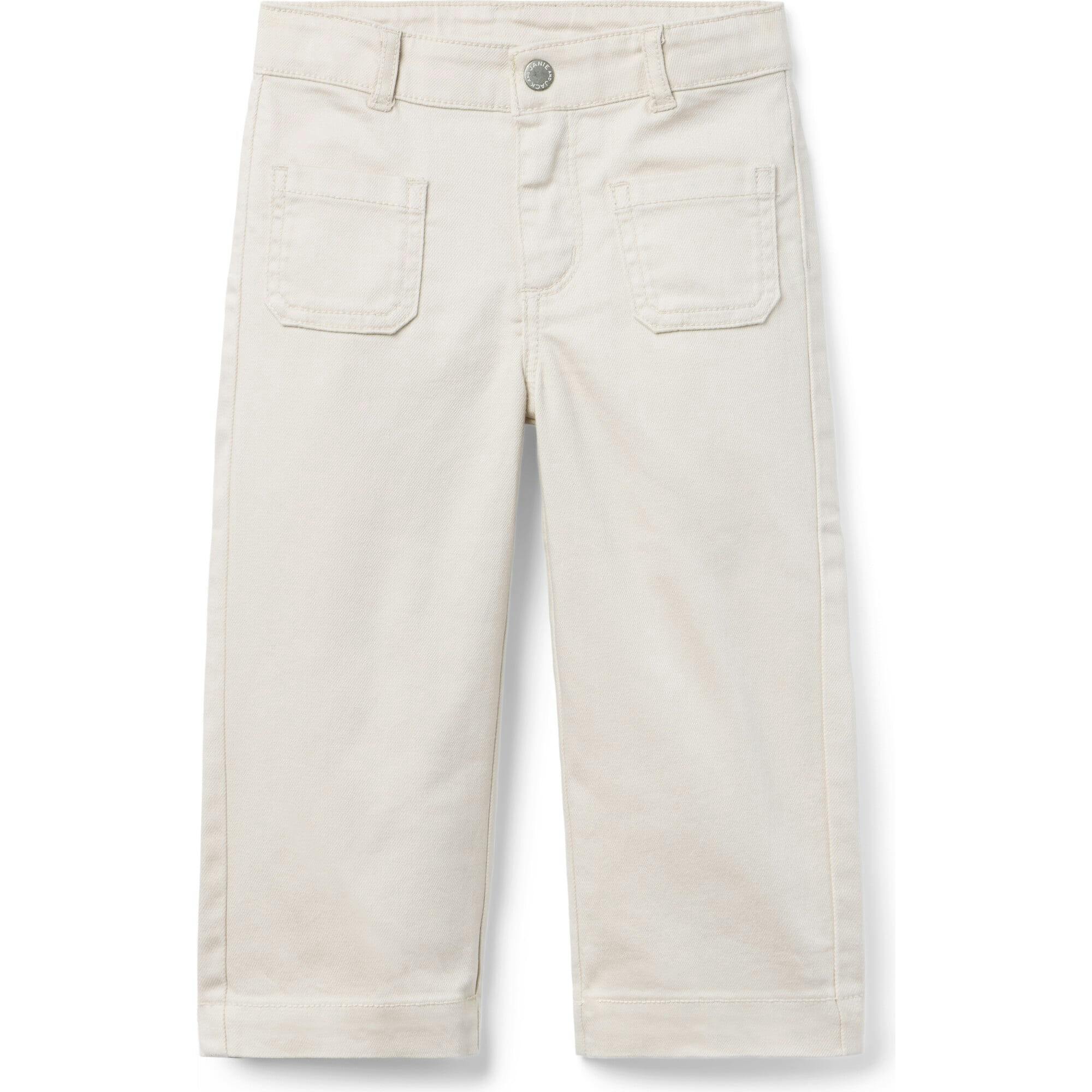 The Wide Leg Twill Pant