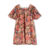 Garnet Rose Floral Chloé Dress