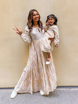 Block-Printed Bohemian Dress
