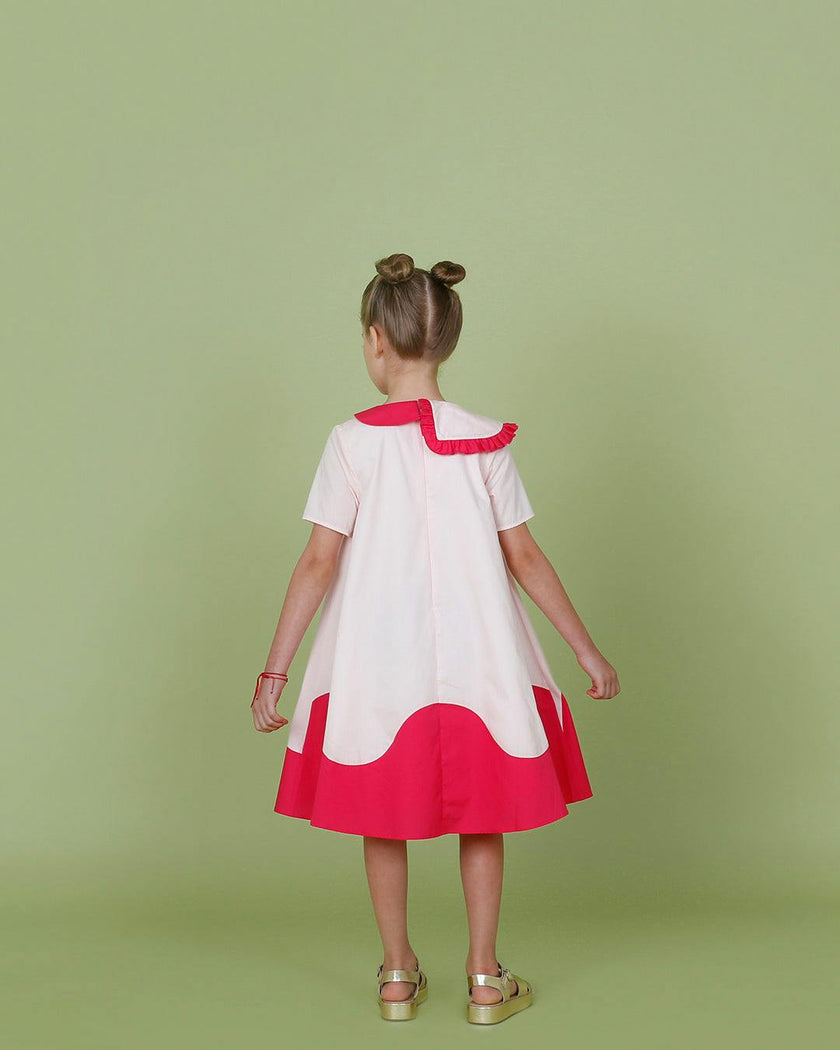 Lola dress (black/off-white)