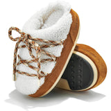 MOON BOOT MULE Shearling Boots - Whiskey