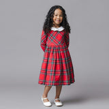 Organic Ruffle Collar Party Dress
