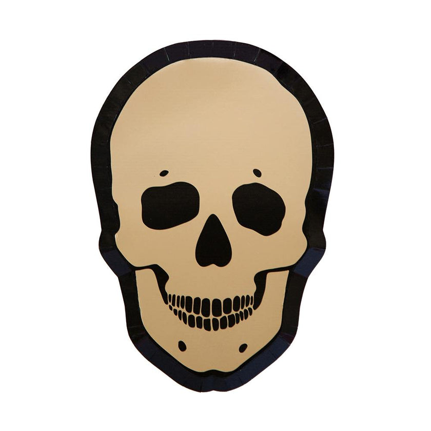 Gold Skeleton Dinner Plates
