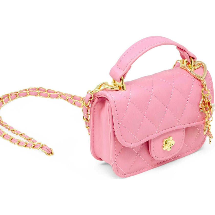 Tiny Quilted Ballet Charm Handbag