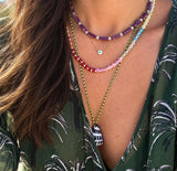 Beatrix Precious Stone Necklace