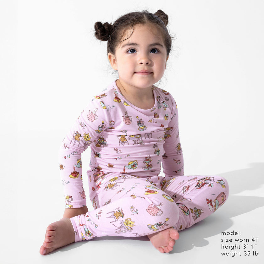 Tea Party Bamboo Kids Pajamas