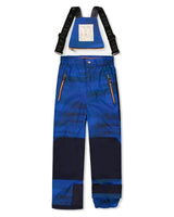 Two Piece Play Snowsuit Navy Blue and Orange with Blue Pants