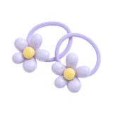 Flower Elastic Hair Tie Set