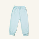 Blue Classic Pants in Pima Cotton