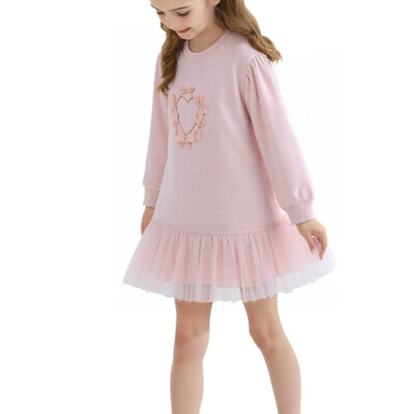 Pink Heart Bow Dress