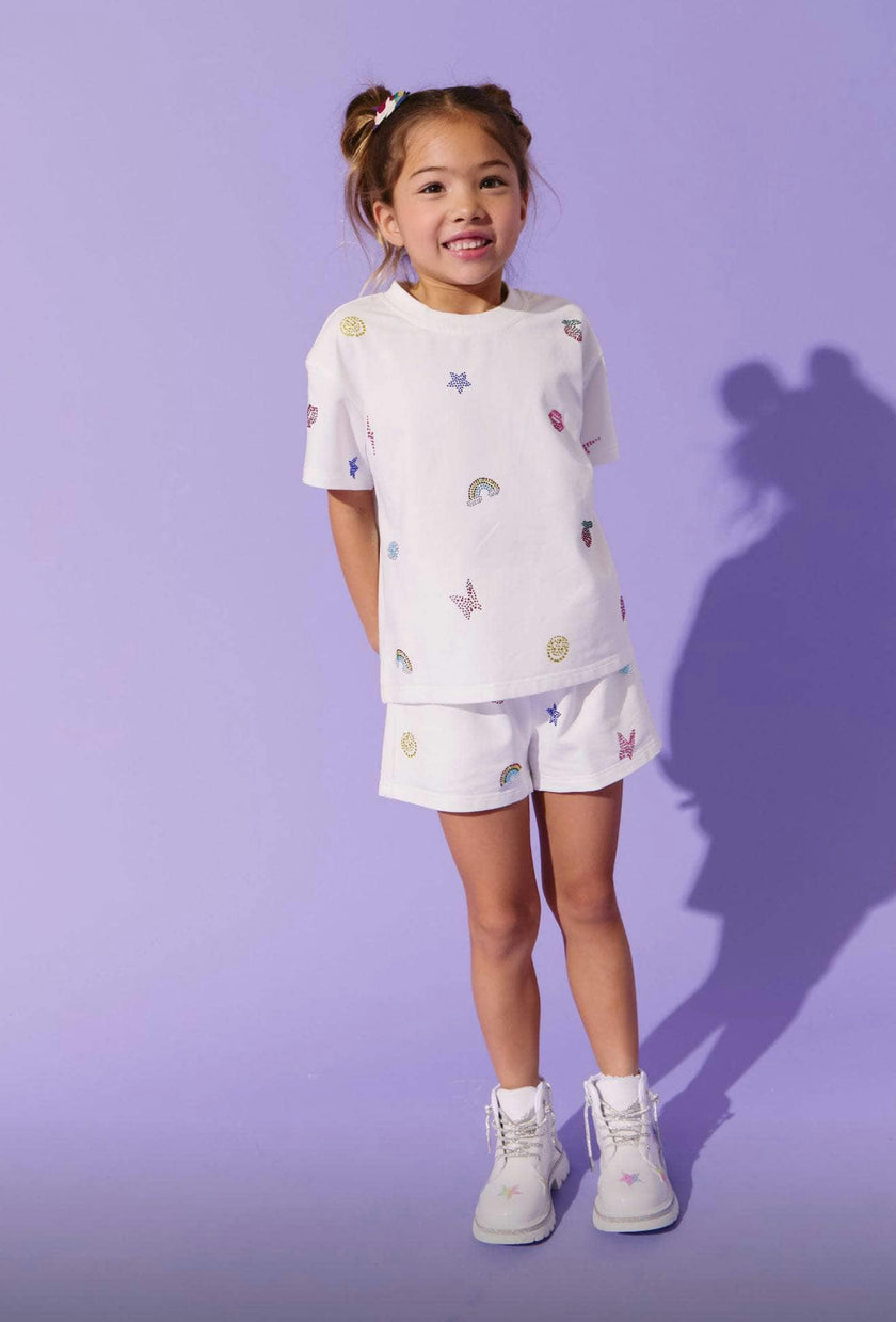 Crystal Doodle Short Set