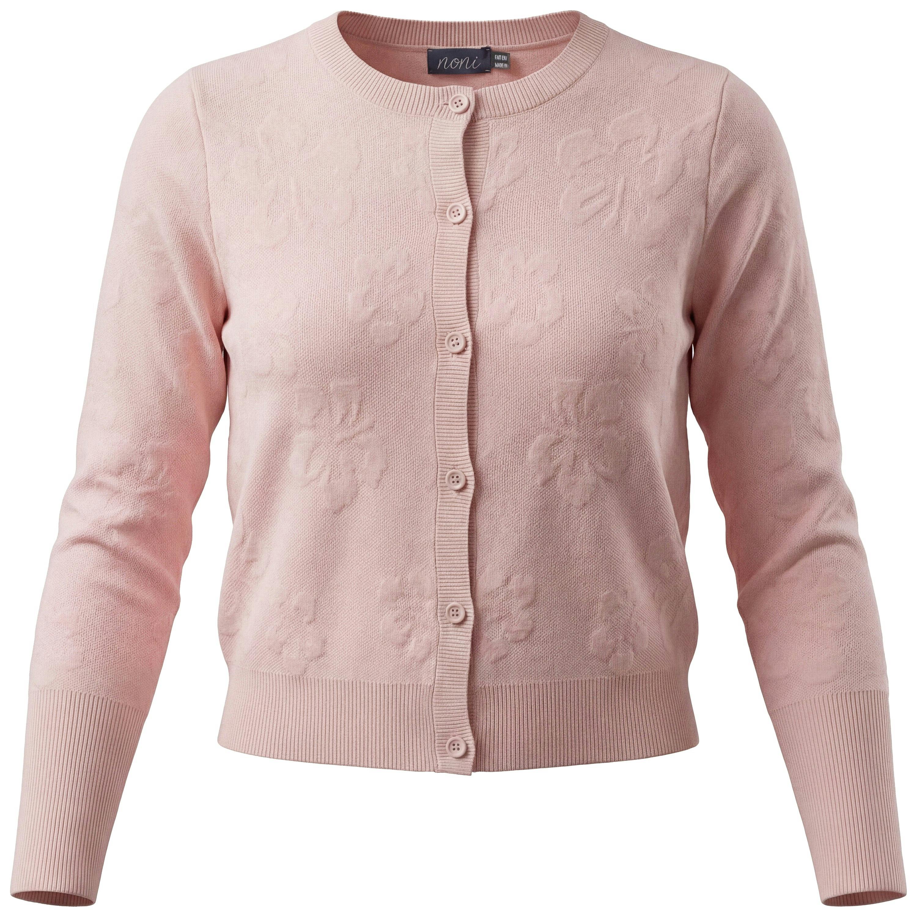 Embosed Flower Cardigan