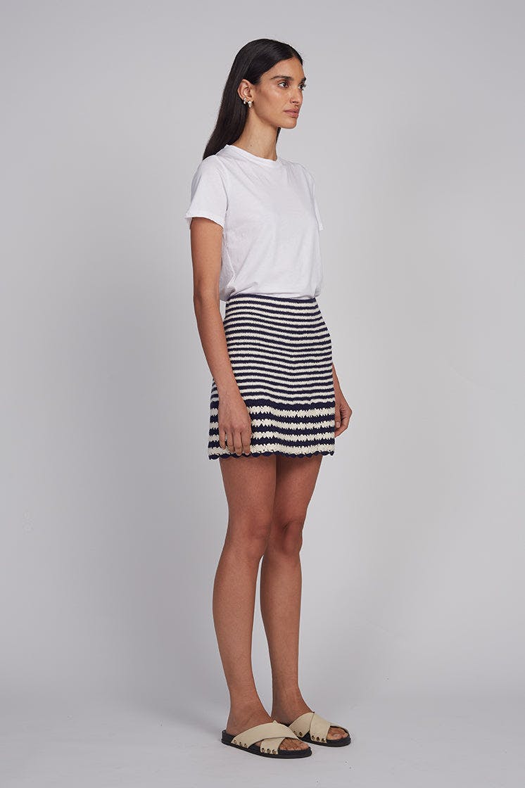 TATUM CROCHET MINI SKIRT