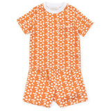 Charles Boys' Short Set - Pep Rally Orange