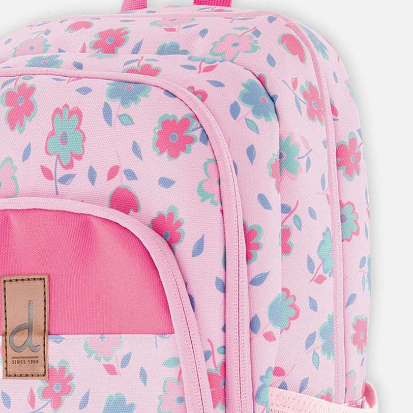 Little Girl Flowers Compact Functional Backpack