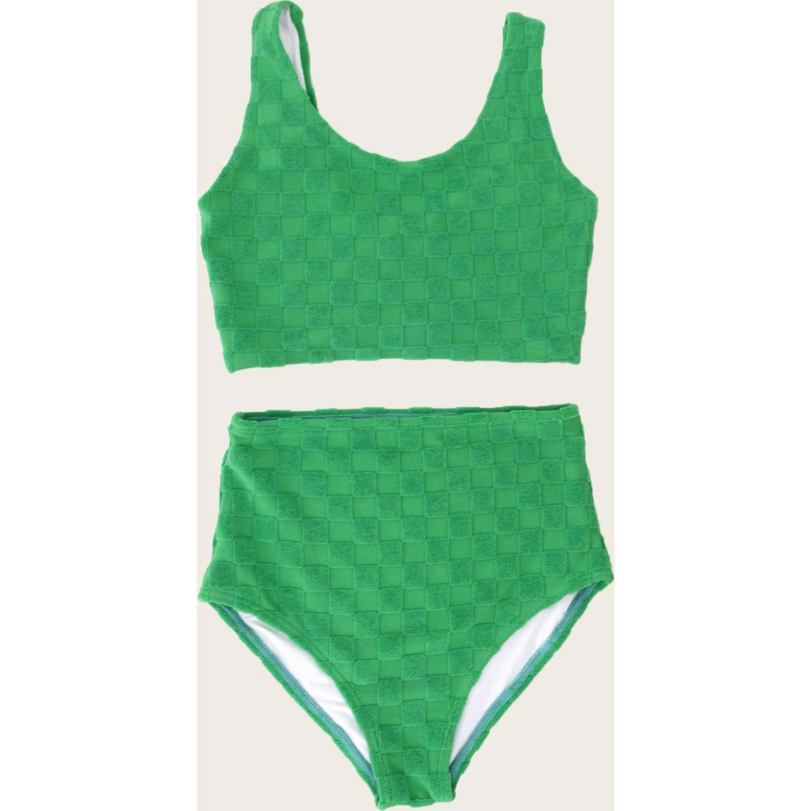 Hamptons Terry Check Two Piece Tank