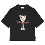 Black Teddy Bear Logo T-Shirt