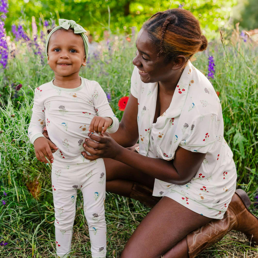 Toddler Pajama Set, Wildflower