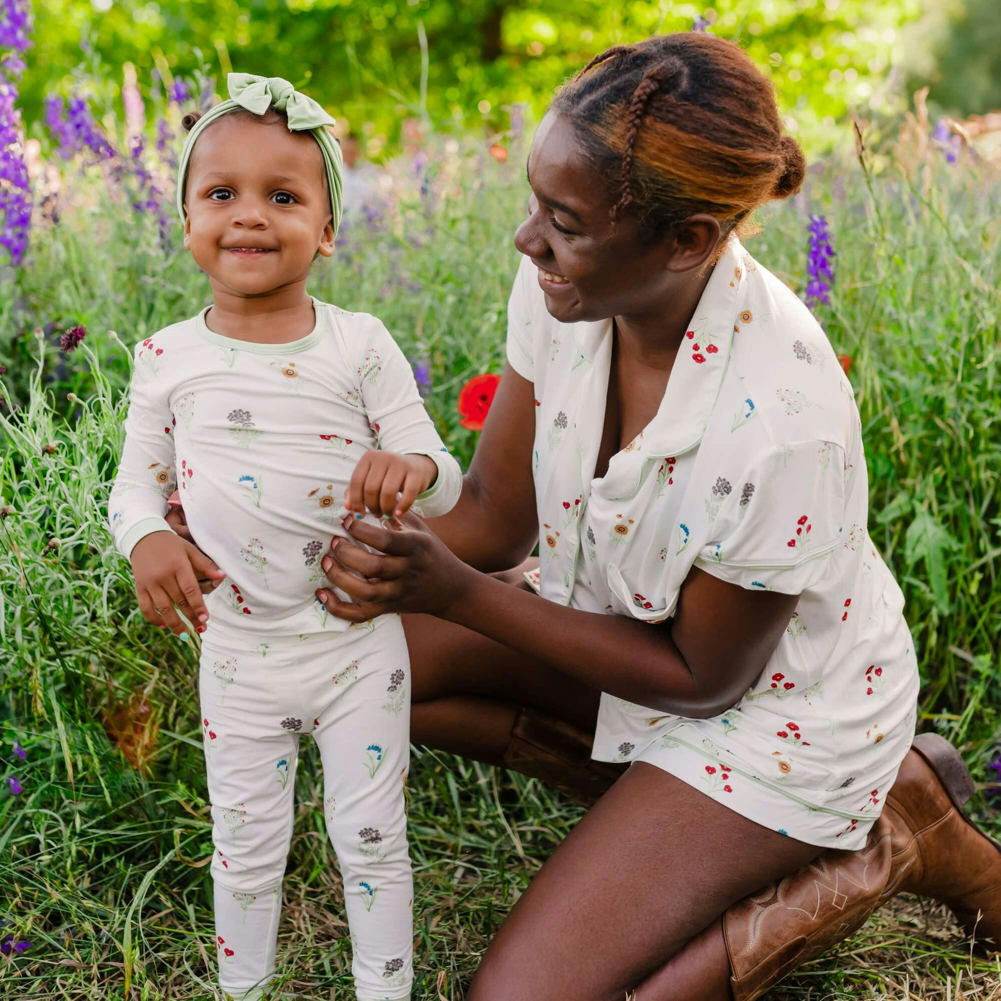 Toddler Pajama Set, Florals