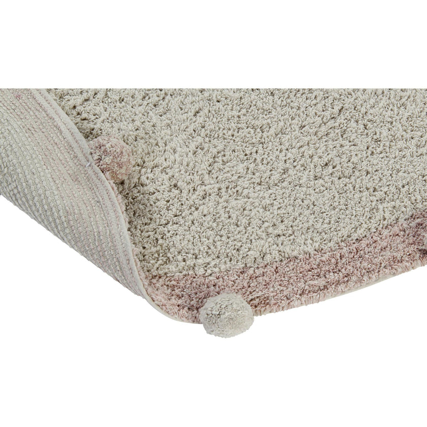 Bubbly Round Washable Rug