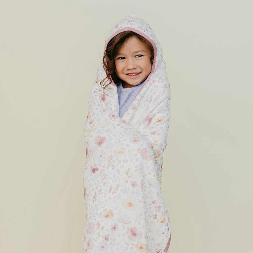 Premium Big Kid Hooded Towel - Diana