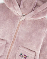 Hooded Zip Plush Jacket