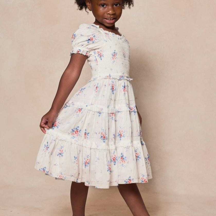 Mini Emily Dress in Heritage Soft Ditsy Floral