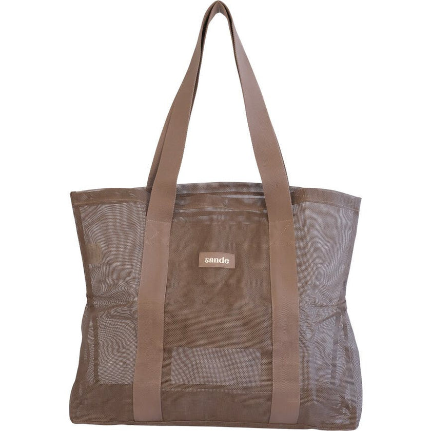 Beach Hauler™ - Mini Mesh Beach Bag – Espresso