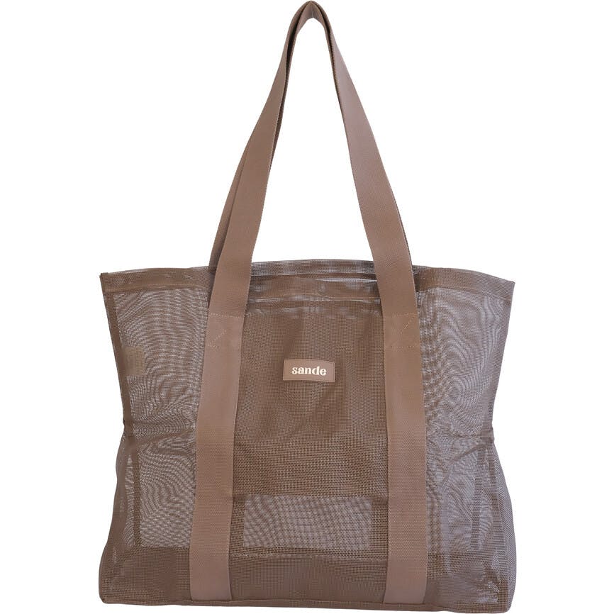 Beach Hauler™ - Mini Mesh Beach Bag – Espresso