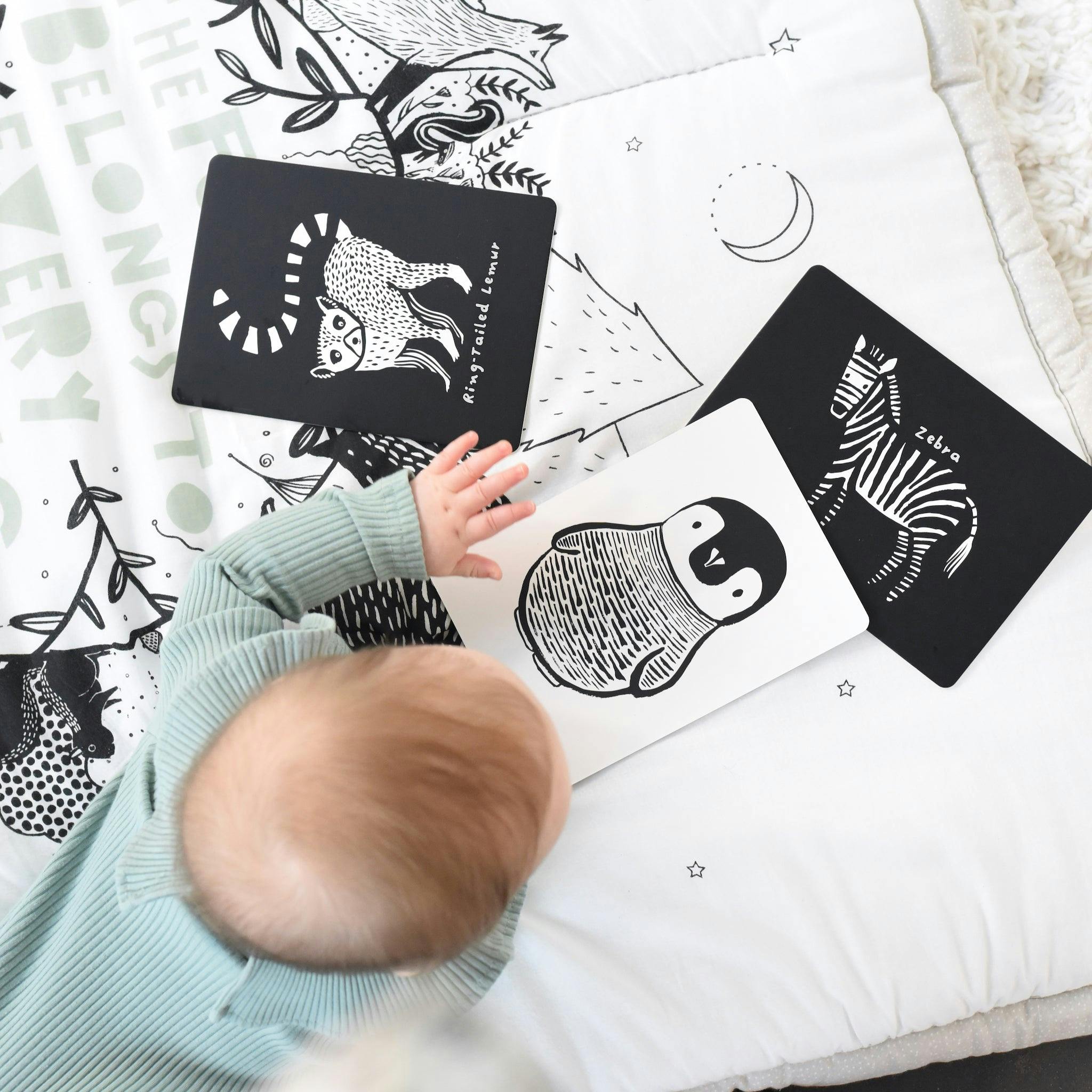 Black and White Art Cards for Baby