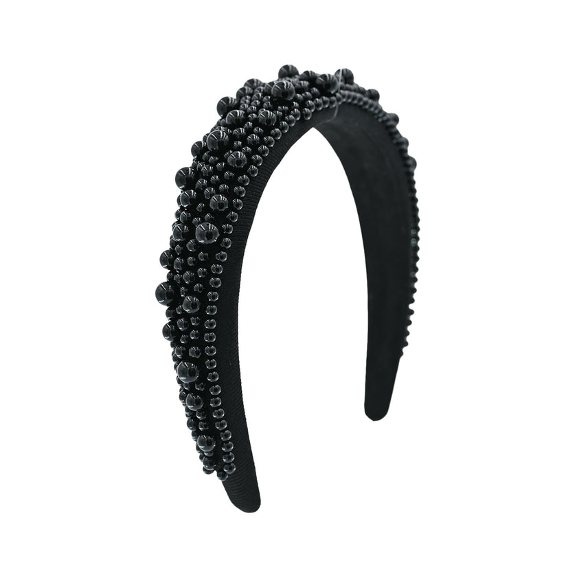 Multicolored Royal Pearl Tiara Headband