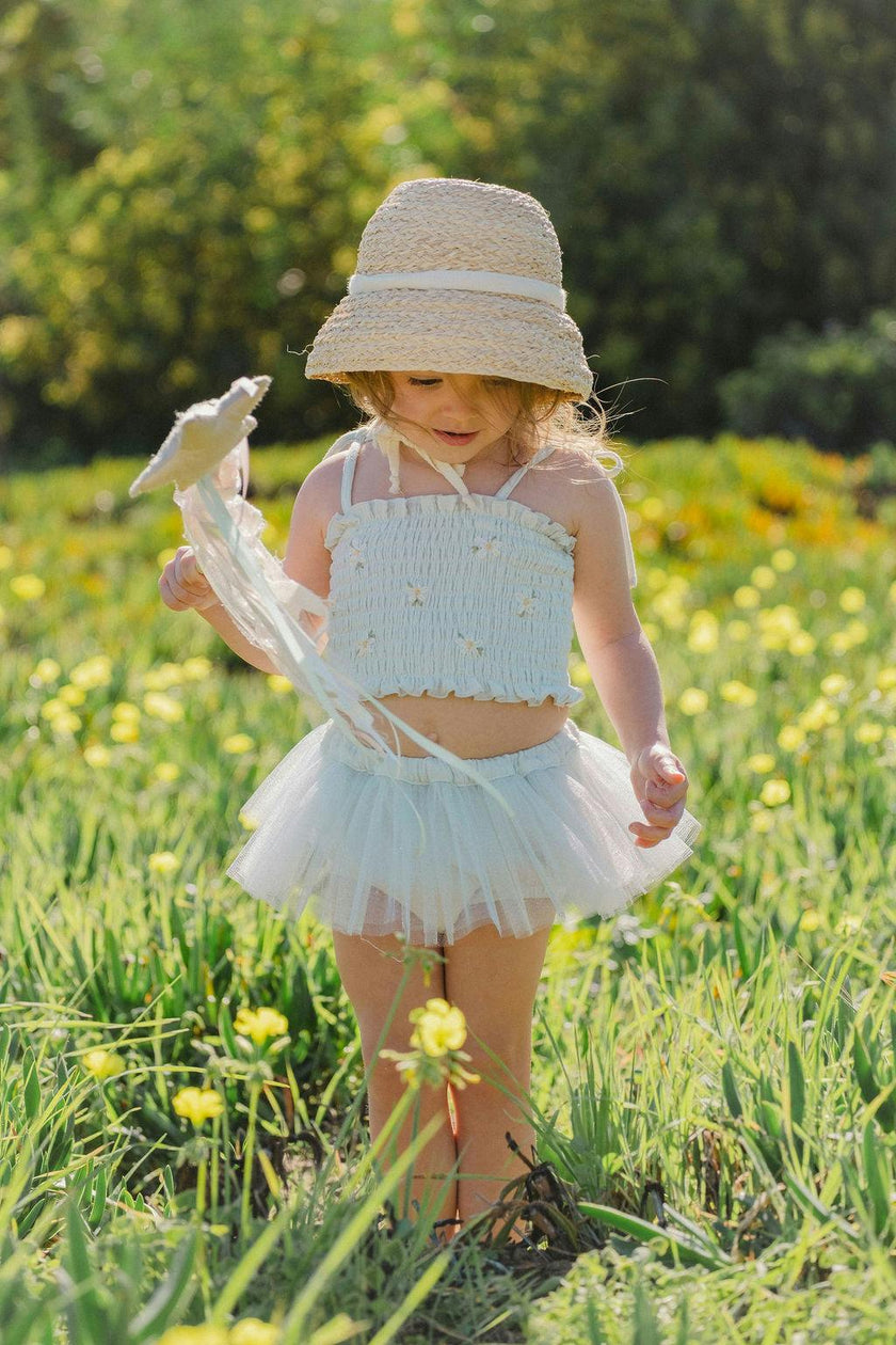 Daisies Tutu - Seafoam