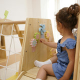 Avenlur Cherry 5-in-1 Wooden Indoor Climber – Montessori Play Gym for Toddlers & Kids