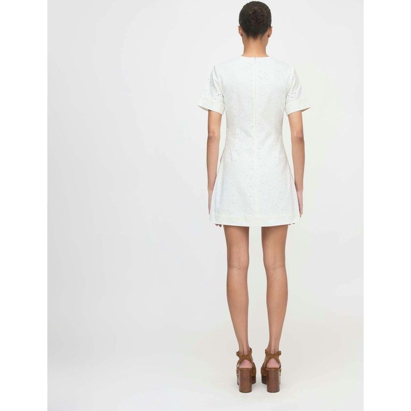 The Renata Dress - Ivory Eyelet