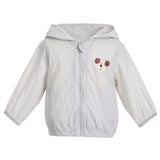 Gray Pocket Hooded Jacket