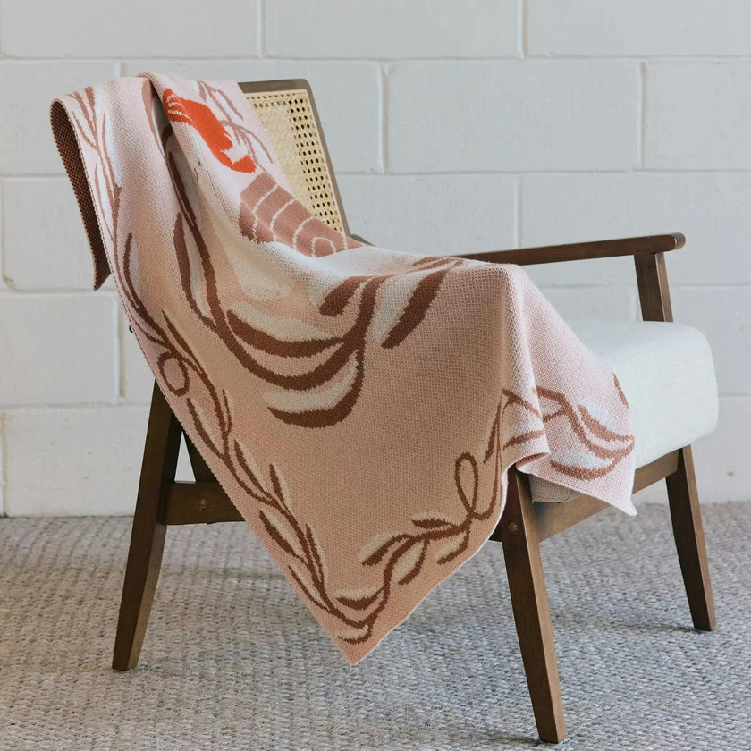 Snail Trail Knit Mini Blanket