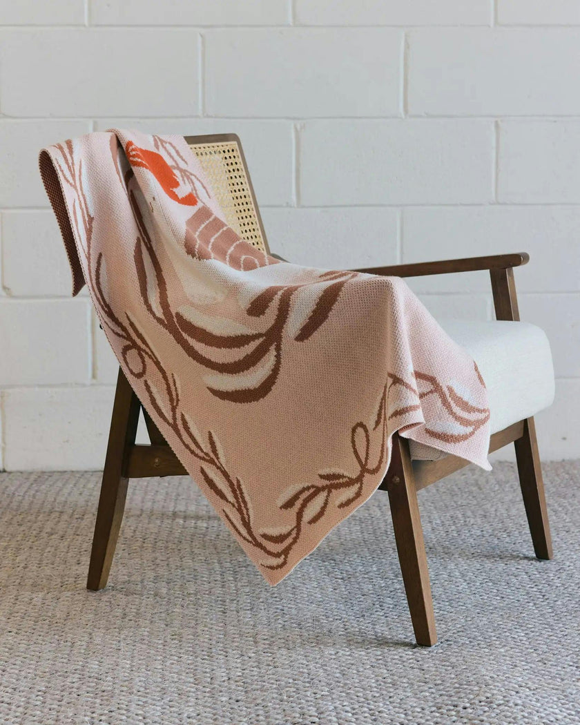 Snail Trail Knit Mini Blanket