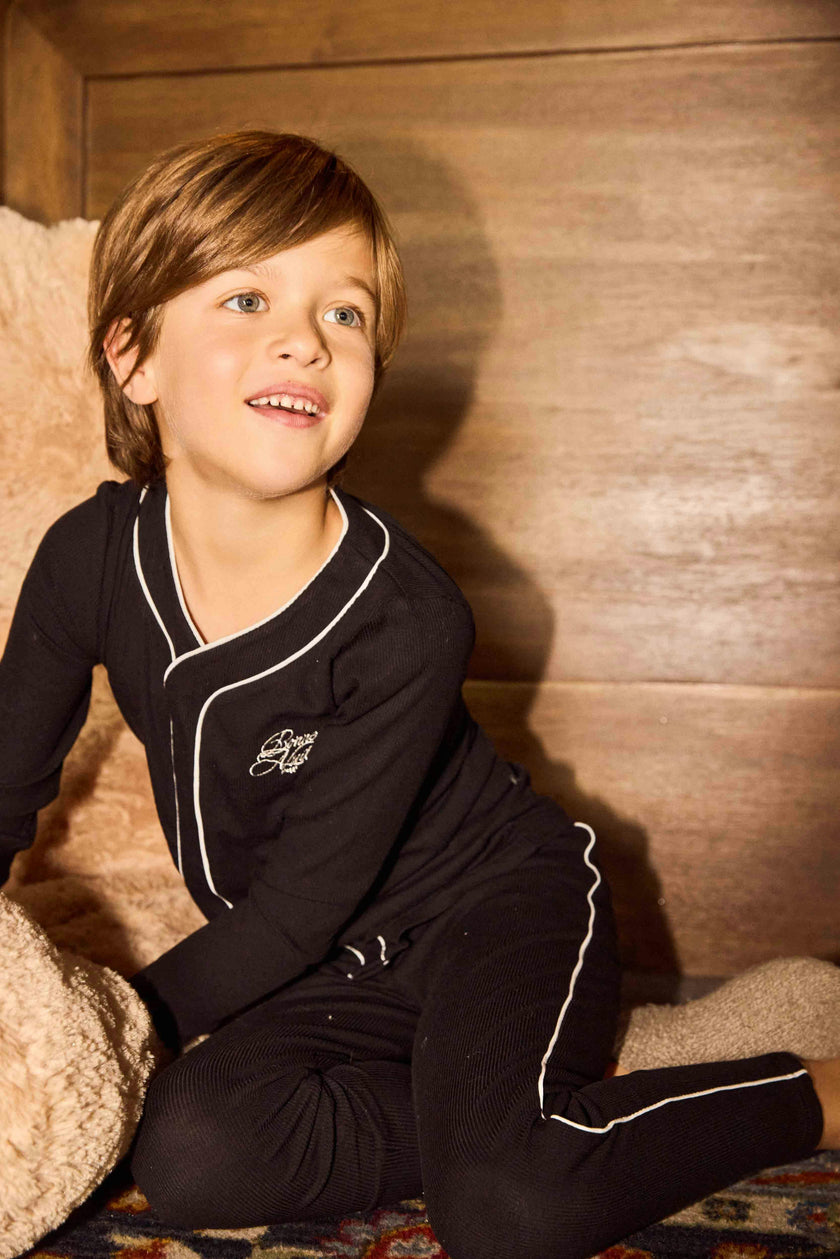 Bamboo Button Down Footie