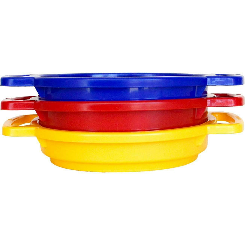 Large Sand Sieve 3 Pack (1 red