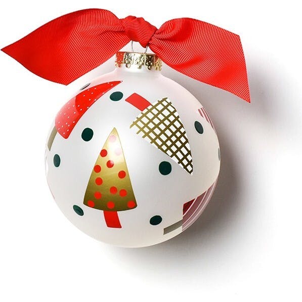 Patterned Trees Ornament